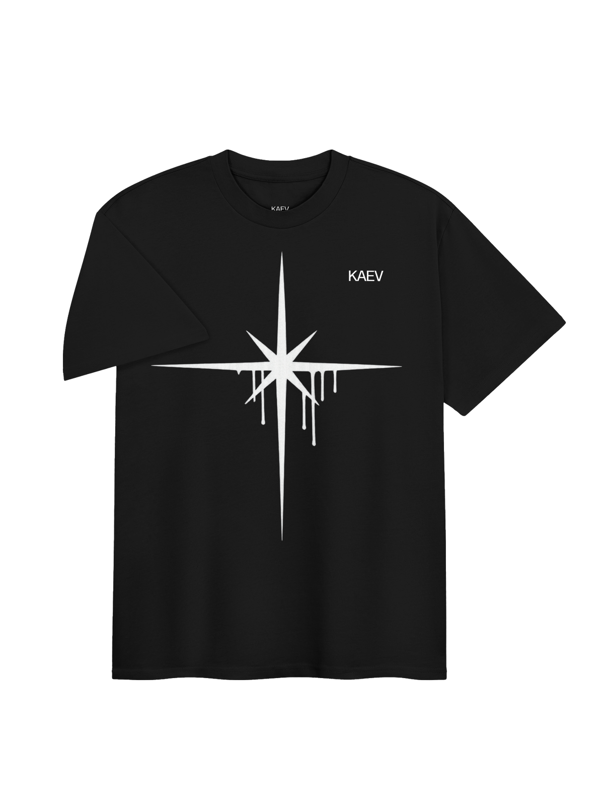 SALTY TEARS - Black Melted Star T-Shirt