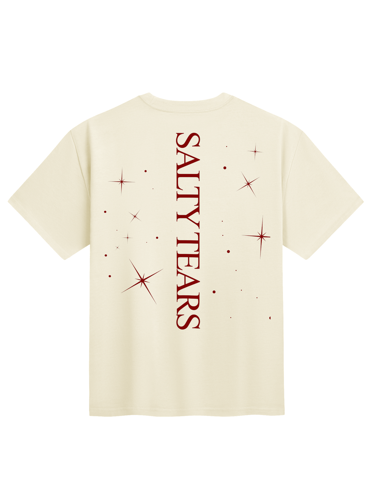 SALTY TEARS T-Shirt - Alternative Dark Red Version