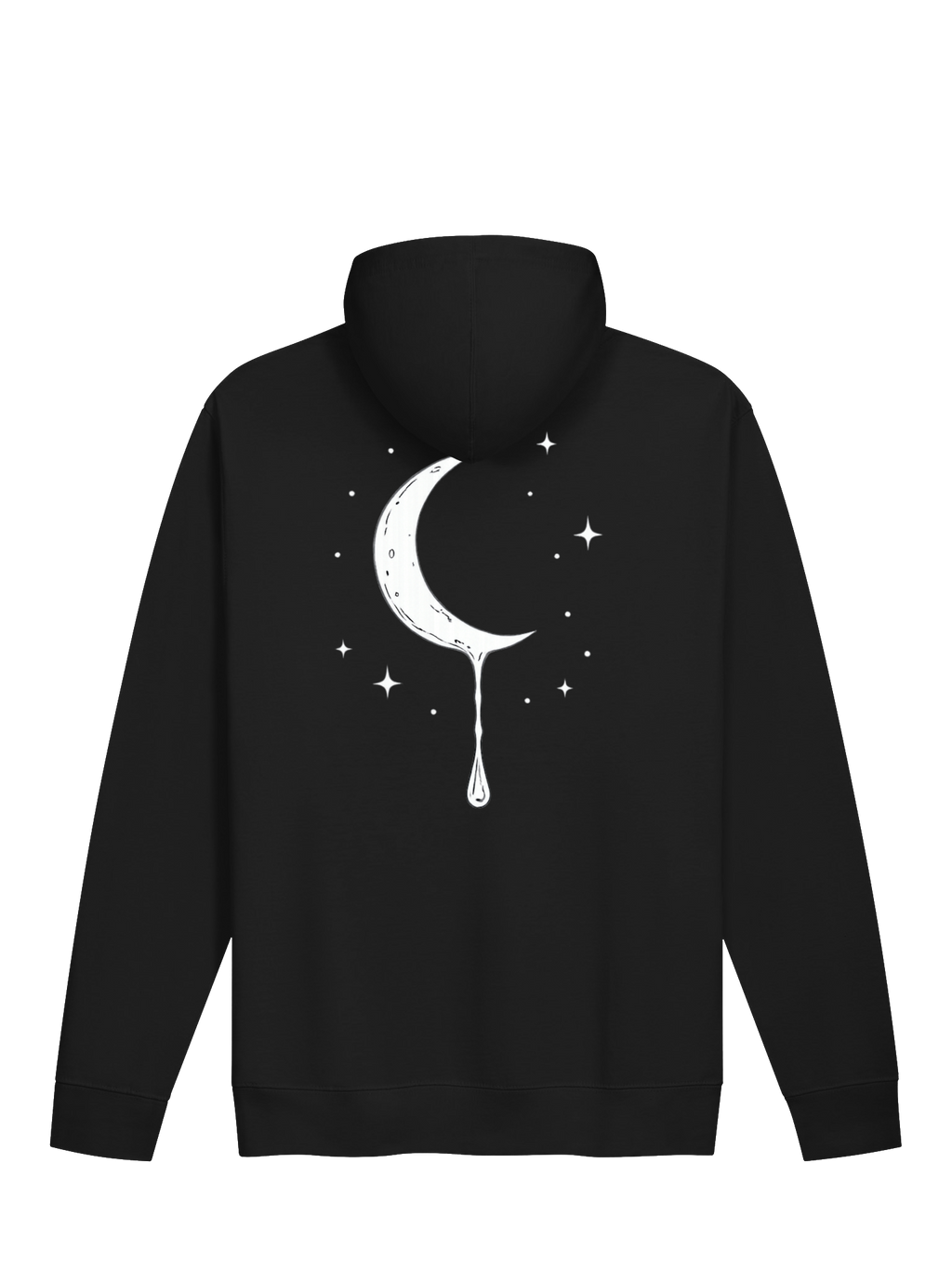 SALTY TEARS - Black Melting Moon Sweatshirt