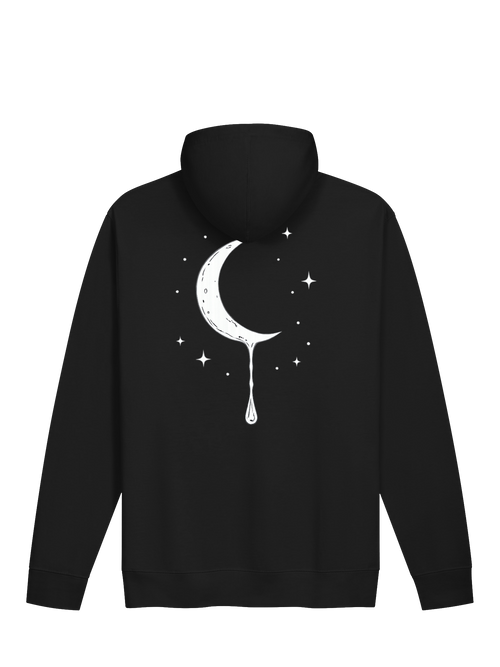 SALTY TEARS - Black Melting Moon Sweatshirt