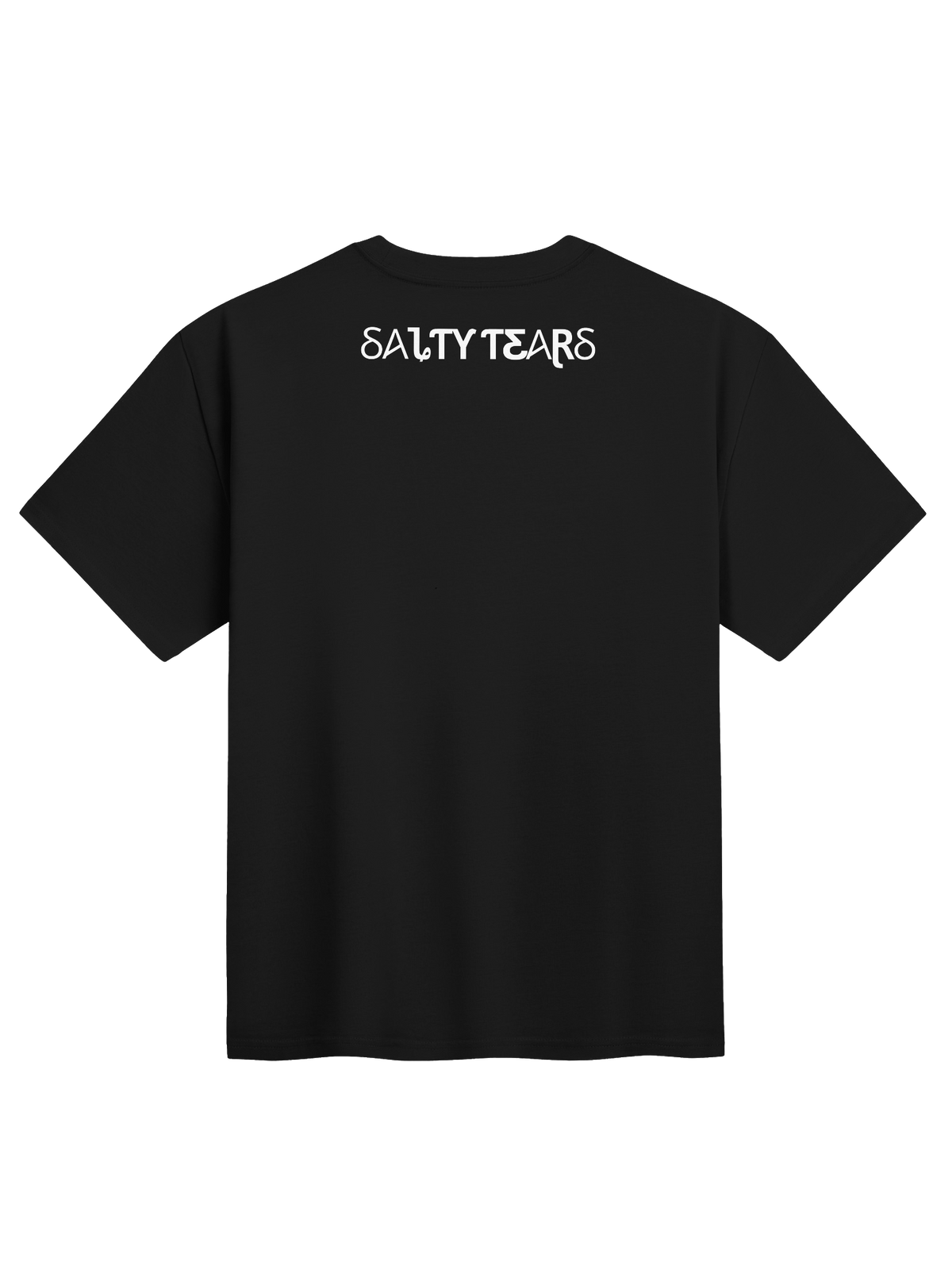 SALTY TEARS - Black Melted Star T-Shirt